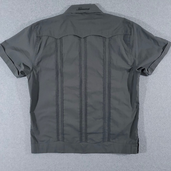 Howler Bros Guayabera Hermanos Shirt Mens M Western Vent Embroidered Casual - Picture 5 of 8